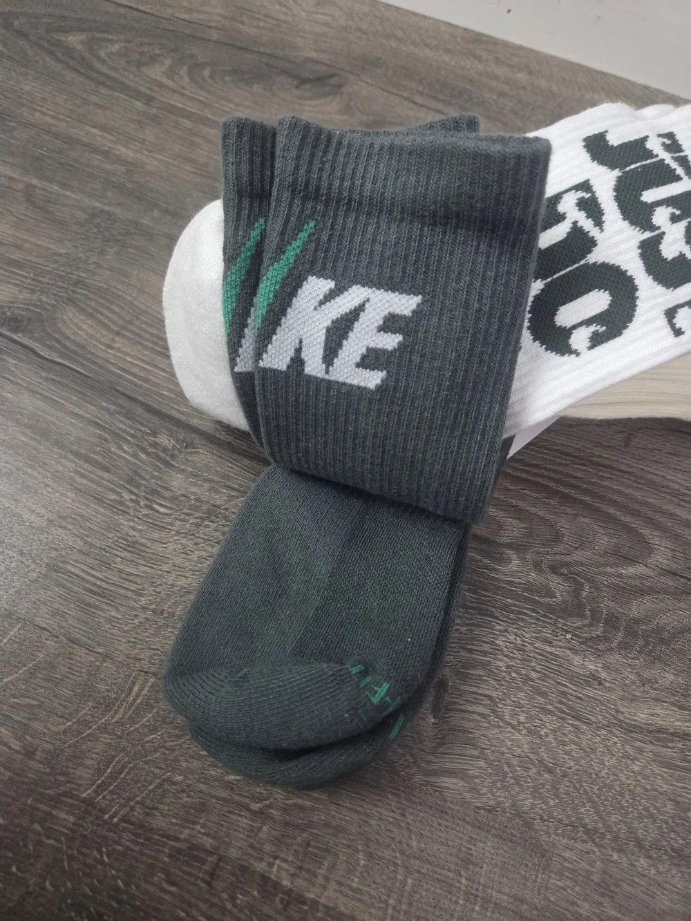 Mens Nike 3pk Everyday Plus Cushioned Crew Socks NEW